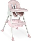 RICOKIDS Krzesełko do karmienia Milo Różowy