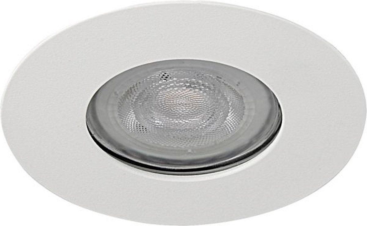 Integral IP65 Fidelie Inbouwspot - Rond Wit - Extra Warm Wit - Dimbaar 3.8W - Aluminium