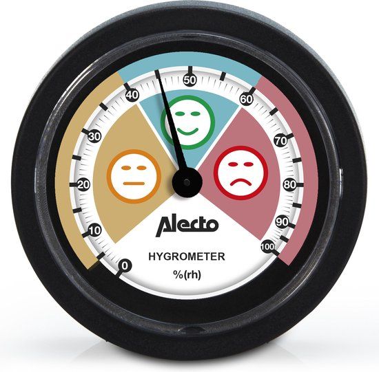 Alecto WS-05 Hygrometer - Analoog - Zwart