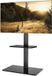 Bol Pied de sol pour TV 32-60 pouces rotatif à 70° et réglable en hauteur 8 positions avec étagère et VESA max 600x400mm (Noir)