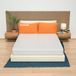 miasuite i sogni italiani Sim H14 voor tweepersoonsbed, 160 x 195 cm, afneembaar, hoogte 14 cm, halfvast, vormvast, hypoallergeen, mijtdicht