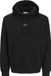 JACK&JONES JJKENJI SWEAT HOOD Heren Zwart L