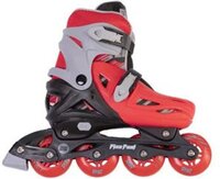 Street Surfing Fizz Fast Inline Skates S 31-34 Rood/Zwart