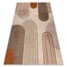 Tapijt RugsX ARCANA 2162 vloerkleed crème / oranje, geometrisc 180x270 cm