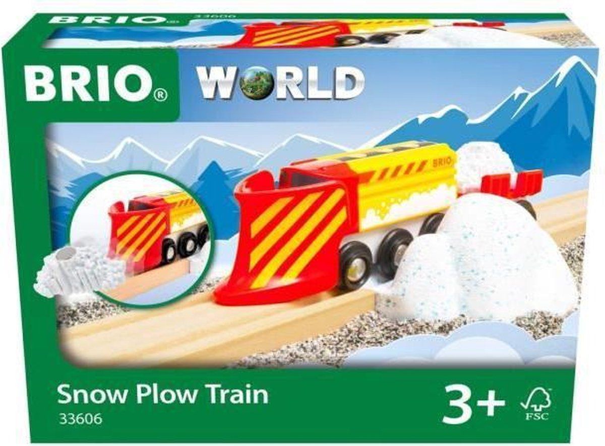Brio World Sneeuwruimtrein - Hout - Multicolor - 2022