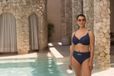 Fantasie Azores Midnight Bikini Top – Full Cup Beugel Bikini – Luxe Structuur & Perfecte Support - Blauw - 75-90D