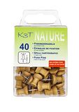 K3T 48364 Pinnaalden, verpakking van 40 stuks, van echt hout