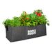 Back to the Roots Ruimtebesparend verhoogd tuinbed voor alle plantensoorten, weerbestendige stof, heidegrijs