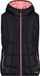 CMP Mouwloze jas met capuchon voor meisjes, Polyester, Antraciet, 4 jaar