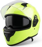 VINZ Helmets VINZ Kennet Integraalhelm met Zonnevizier - Fluor Geel - XXL