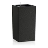 LECHUZA CANTO Slatestone 30 high Plantenpot Donkergrijs