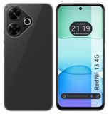 Tumundosmartphone Siliconen hoes, TPU-gel, transparant, voor Xiaomi Redmi 13 4G