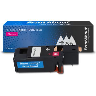 PrintAbout Huismerk Xerox 106R01628 Toner Magenta - Compatible