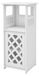 Meuble de salle de bain - Meuble haut / Meuble d'appoint - Bois - Étagère autoportante - Meuble de rangement étroit, 24x22x56 cm - Blanc