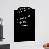 Ambiance Sticker Schoolbordsticker - uitwisbare zelfklevende muurstickers - RESTAURANTMENU - 35x55cm
