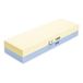 Katana Saya Messenslijper Kit, Witsteen Set Grof/Medium (240/1000 Grit) met antislip basis, niveller en doek