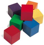 Learning Resources Houten gekleurde rekenblokjes/kubussen (120 stuks) - 3+