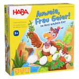 HABA Auweia, Madame Vautour! - Behendigheidsspel voor kinderen - spannend bouwnest van hoogwaardig hout - vanaf 3 jaar - 2011720001