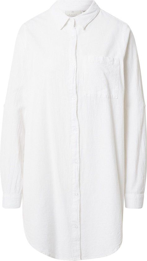 Kaffe KAnaya Shirt Tunic Dames Tuniek - Chalk