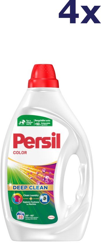 Persil Gel Color - Deep Clean Color - Vloeibaar Wasmiddel - Gekleurde Was - 132 Wasbeurten