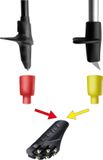 LEKI Silent Spike Pad stock accessoires multi zwart