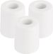 Benson Deurbuffers / deurstoppers rubbers - 3x - wit - 35 x 30 mm - met schroefbevestiging
