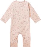 Noppies Rompertje Nuuk Baby Maat 74 Rose Smoke Unisex Lange Mouw Katoen Elastaan