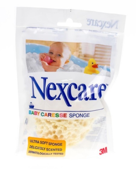 Nexcare Baby caresse badspons geel latexvrij 1 ST