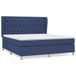 VidaXL Boxspringbed met matras, Bleu, 160x200 cm, gestoffeerd