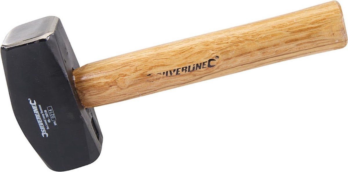 Silverline Moker met hardhouten steel - 5055058156556