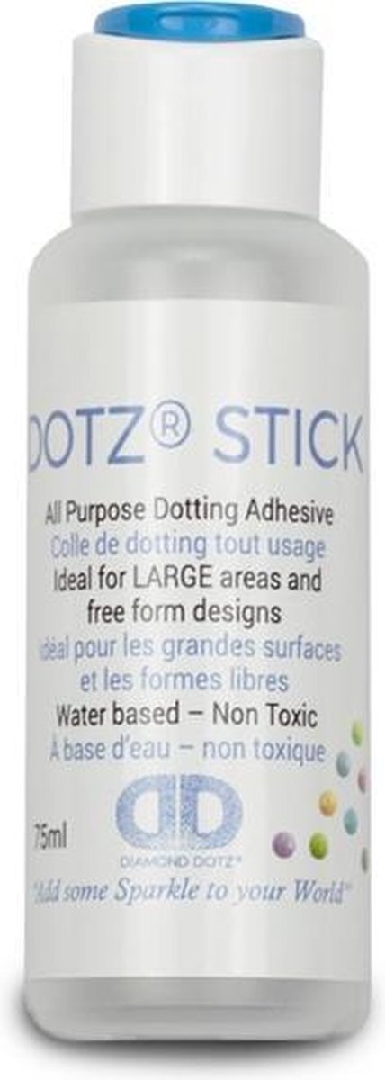 Diamond Dotz DDA-032 Freestyle lijm 75 ml, accessoires voor Diamond Painting, op waterbasis lijm voor de hechting van de diamanten op hout, glas, metaal en textiel, droogt transparant