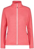 CMP Vrouwen stretch fleece met rits, coral mel., 3XL