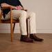 Manfield Heren Bruine Leren Chelsea Boots Maat 40