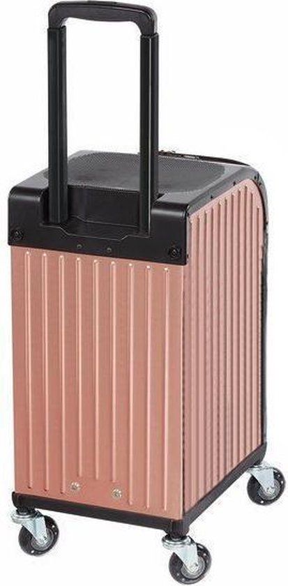 Sibel RollerCoaster StoolCase - Rosé - Zwart