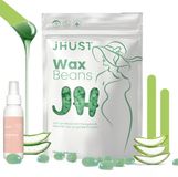 JHust® Wax Beans 1000 Gram Aloe Vera - Wax Parels - Wax Bonen - Incl. 2 Siliconen Spatels