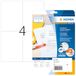 HERMA 4229 correctie/afdeke etiketten A4 dekkend, set van 32 (105 x 148 mm, 800 vellen, papier, mat) zelfklevend, bedrukbaar, permanente klevende correctiestickers, 3.200 etiketten voor printer, wit