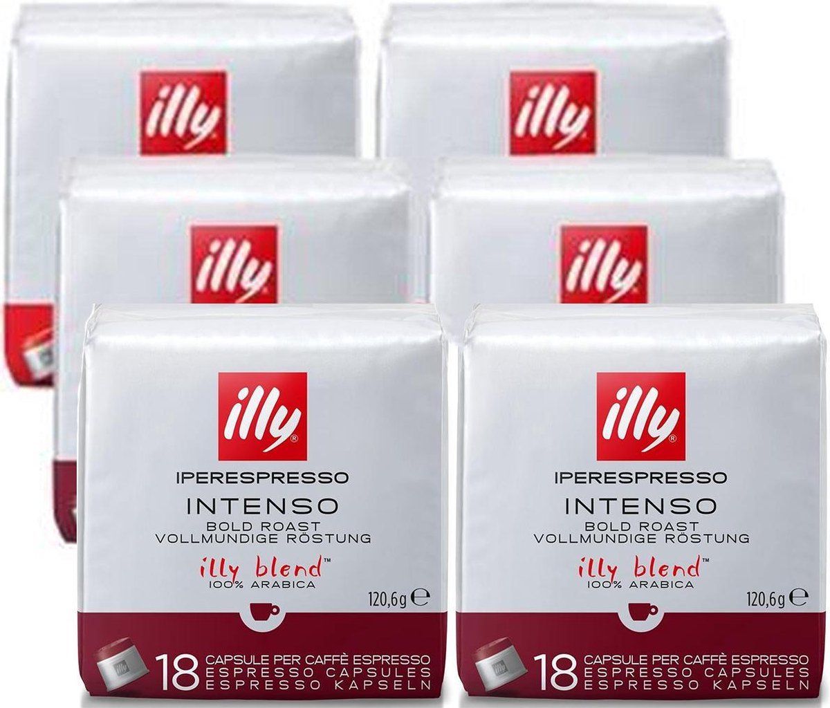 illy Iperespresso Intenso - 6 x 18 Capsules