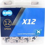 KMC X12 Fietsketting - Zwart Zilver (126 links)