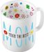 Bellatio Decorations Cadeau koffie/thee mok voor mama - blauw - mama is de beste - Moederdag