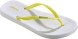 BECO Teenslippers - Dames - Eva - Wit/geel - Maat 36