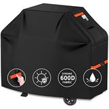 CUSSIOU Grillhoes, BBQ-grillhoes, 600D, zwaar belastbare, waterdichte gasgrillhoes, barbecue-grillhoezen voor Weber, Brinkmann, Char Broil Grills Cover (59\" L x 24\" B x 46\" H, zwart)