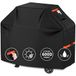 CUSSIOU Grillhoes, BBQ-grillhoes, 600D, zwaar belastbare, waterdichte gasgrillhoes, barbecue-grillhoezen voor Weber, Brinkmann, Char Broil Grills Cover (59\" L x 24\" B x 46\" H, zwart)