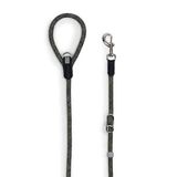 High5Dogs Robuuste hondenriem, 125 cm lang, 7 mm breed, elegant zwart design, comfortabele grip, ideaal voor wandelingen en outdoor-avonturen, Leisure Leader-model