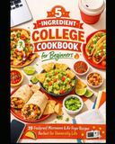5-Ingredient College Cookbook for Beginners