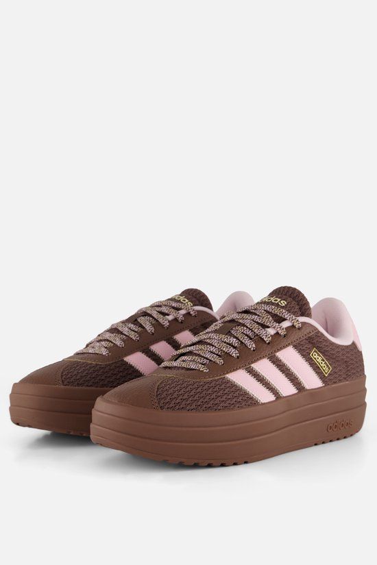 Adidas VL Court Bold Sneakers bruin Textiel - Maat 41 1/3