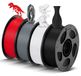 PLA-filament, 1,75 mm, 4 kg, noir/blanc, kit de recharge