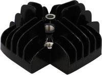 Teknix Black Cylinder Head for Yamaha 50 PW Children's Motorcycle After 1981 New Pee Wee Piwi