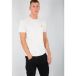 ALPHA INDUSTRIES T Small Logo T-shirt voor heren, Vintage Wit