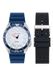 Nautica Vintage Kwarts Analoog Horloge Blauw