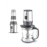 Kiwi 56548 Versnipperaar en sapcentrifuge met accessoires, 500 W, 1,2 l en 0,6 l